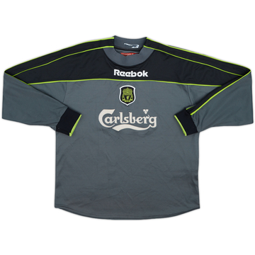 2000-01 Liverpool Maillot GK - 7/10 - (7-8 ans)