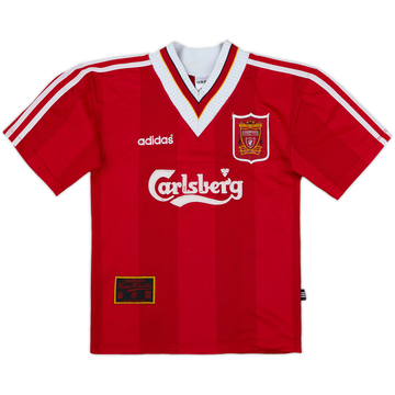 1995-96 Liverpool Maillot domicile - 5/10 - (7-8 ans)