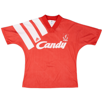 1991-92 Liverpool Maillot domicile - 6/10 - (L)