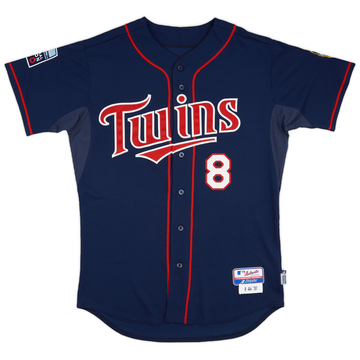 2010 Minnesota Twins Punto #8 Maillot alternatif Majestic émis par l'équipe (Excellent) XL