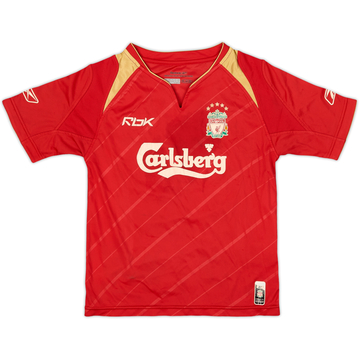 Maillot Domicile CL Liverpool 2005-06 - 7/10 - (5-6 ans)
