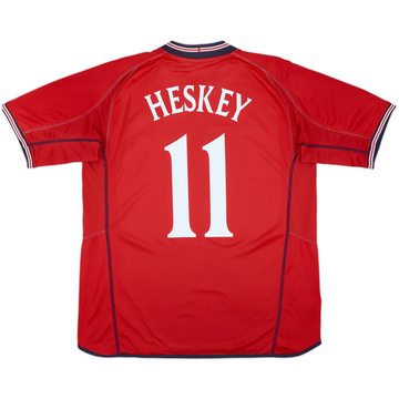 2002-04 Maillot extérieur Angleterre Heskey #11 - 8/10 - (L)