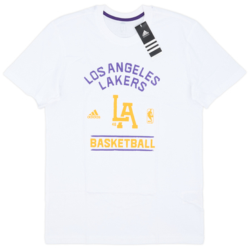 2013-14 LA Lakers adidas T-shirt (M)