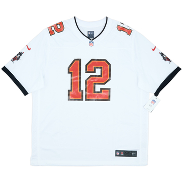 2020-22 Tampa Bay Buccaneers Brady #12 Maillot Nike Game Extérieur (XXL)