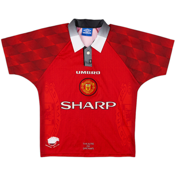 1996-98 Manchester United maillot domicile - 5/10 - (Y)