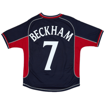 Maillot third Manchester United 2000-01 Beckham #7 - 8/10 - (Y)