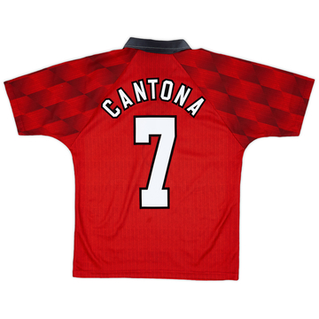 1996-98 Manchester United Maillot Domicile Cantona #7 - 8/10 - (Y)