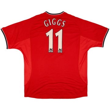 2000-02 Manchester United Maillot domicile Giggs #11 - 6/10 - (XL)