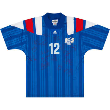 1993 USA Maillot extérieur de match signé #12 (Agoos)