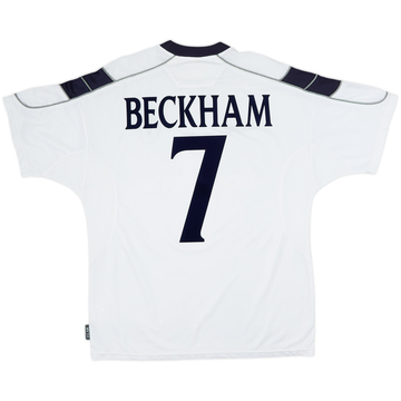 2000-01 Manchester United Maillot extérieur Beckham #7 - 8/10 - (L)