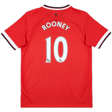 2014-15 Manchester United Maillot domicile Rooney n°10 - 9/10 - (L.Boys)