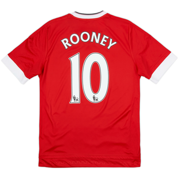 2015-16 Manchester United Maillot domicile Rooney #10 - 8/10 - (XL.Boys)