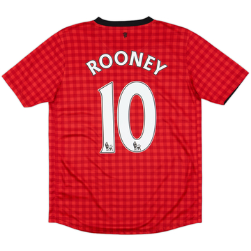 2012-13 Manchester United Maillot domicile Rooney #10 - 10/10 - (XL.Boys)