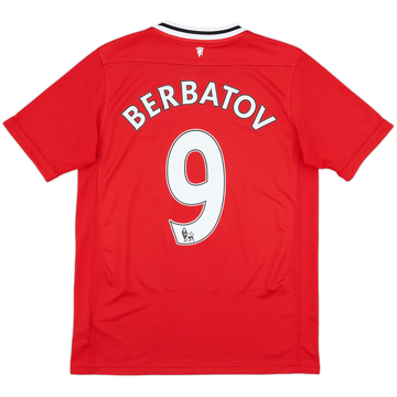 2011-12 Manchester United Maillot Domicile Berbatov #9 - 8/10 - (XL.Boys)