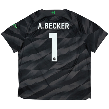 2023-24 Liverpool Maillot GK A.Becker #1 - 10/10 - (XXL)