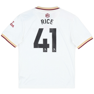 2025-26 Arsenal Maillot Third Rice #41 Enfant