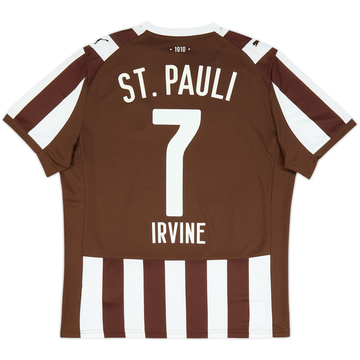 2025-26 Maillot Domicile St Pauli Irvine #7