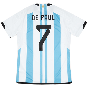 2022-23 Maillot domicile Argentina De Paul #7