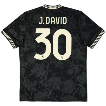 2025-26 Juventus Maillot Troisième J.David #30