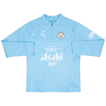 2023-24 Manchester City Haut de pluie 1/4 zip version joueur #47 (Foden) - 7/10 - (M)