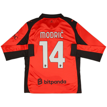 2025-26 AC Milan x Slam Jam Quatrième Maillot Manches Longues Modric #14