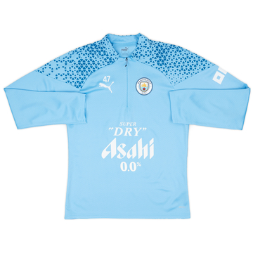 2023-24 Manchester City Haut d'entraînement 1/4 Zip version joueur #47 (Foden) - Comme neuf - (XL)