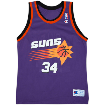 1992-95 Phoenix Suns Barkley #34 Champion Maillot extérieur - 9/10 - (L)