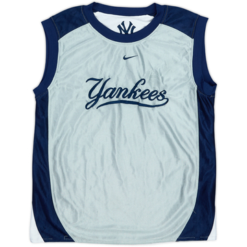 2000s New York Yankees Nike Maillot d'entraînement réversible - 6/10 - (L.Boys)