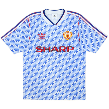 1990-92 Manchester United Maillot Extérieur - 8/10 - (S)