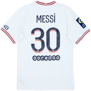 2021-22 Paris Saint-Germain Maillot Quatrième Messi #30 - 6/10 - (S)