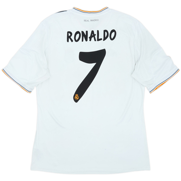 2013-14 Real Madrid Maillot Domicile Ronaldo #7 - 5/10 - (L)