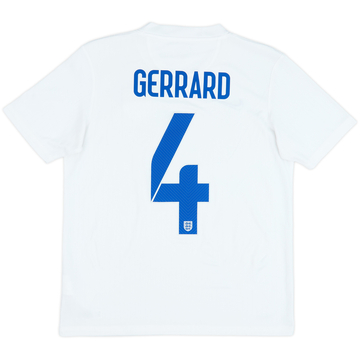 2014-15 England Maillot Domicile Gerrard #4 - 8/10 - (XL.Boys)
