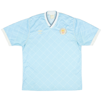 1987-89 Maillot Domicile Manchester City - 7/10 - (L)