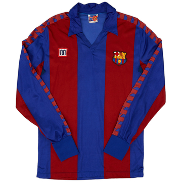 1984-89 Barcelona Maillot Domicile ML - 9/10 - (S)