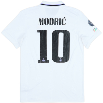 2022-23 Real Madrid Maillot Domicile Modric #10 - 9/10 - (M)