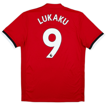 2017-18 Manchester United Maillot domicile Lukaku #9 - 8/10 - (M)