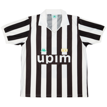 1990-91 Juventus Maillot Domicile Basique - 9/10 - (L)