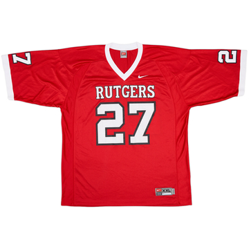 2006-07 Rutgers Scarlett Knights Rice #27 Nike Maillot domicile - 9/10 - (XXL)