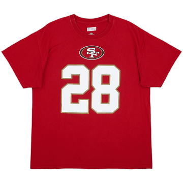 2015 San Francisco 49ers Hyde #28 NFL T-shirt - 7/10 - (L)
