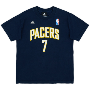 2006-08 Indiana Pacers O'Neal #7 adidas T-shirt - 5/10 - (M.Boys)