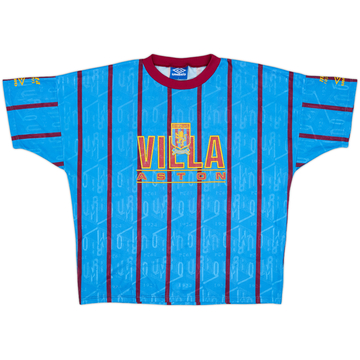 1992-93 Aston Villa Umbro Maillot de loisir - 7/10 - (L)