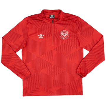 2020-21 Brentford Umbro Haut d'entraînement 1/4 Zip - 8/10 - (S)