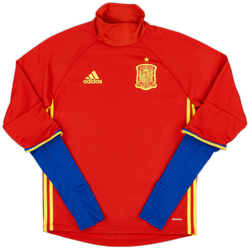 2015-16 Espagne adidas Haut d'entraînement - 9/10 - (S)