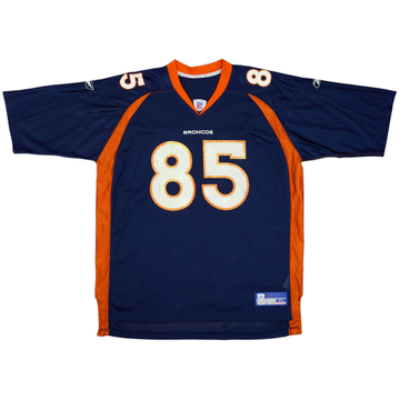 2002-04 Denver Broncos Lelie #85 Reebok On Field Maillot domicile - 6/10 - (XL)