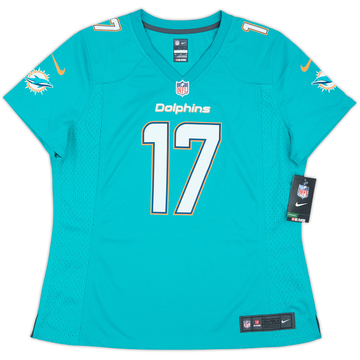2013-17 Miami Dolphins Tannehill #17 Maillot Nike Game Domicile Femme (XL)