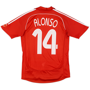 2006-08 Liverpool Maillot domicile Alonso #14 - 5/10 - (S)
