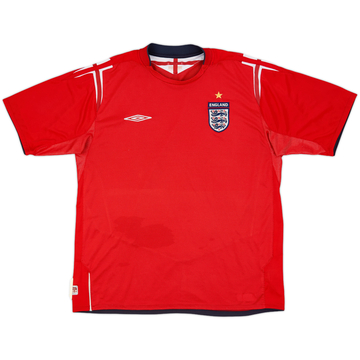 2004-06 England Maillot extérieur - 5/10 - (XL)
