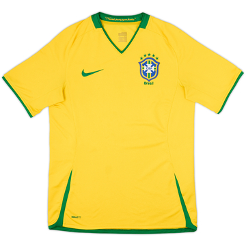 2008-10 Brazil Maillot Domicile - 5/10 - (S)