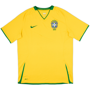 2008-10 Brazil Maillot Domicile - 5/10 - (L)