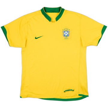 2006-08 Brazil Maillot domicile - 5/10 - (S)